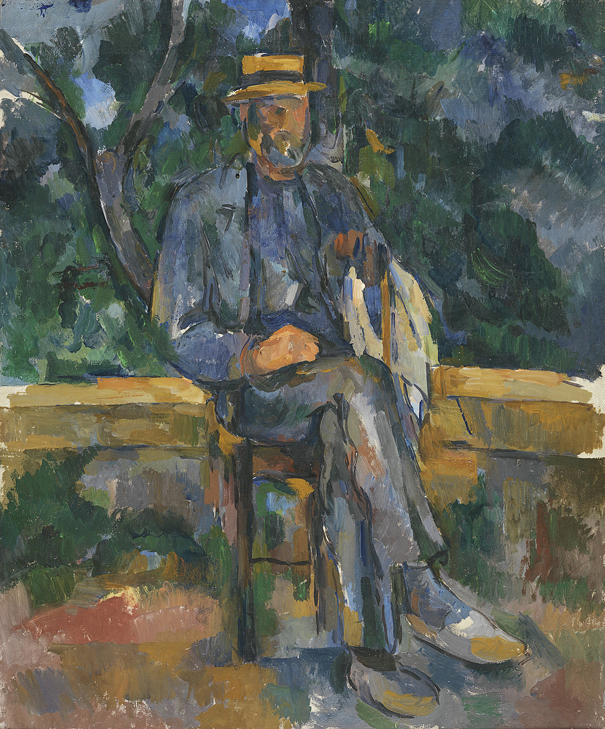 Seated Man, Paul Cézanne (1905-1906)